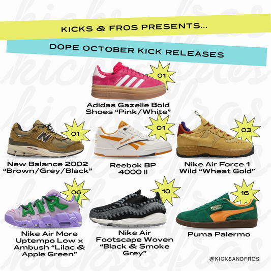 October Sneaker Releases