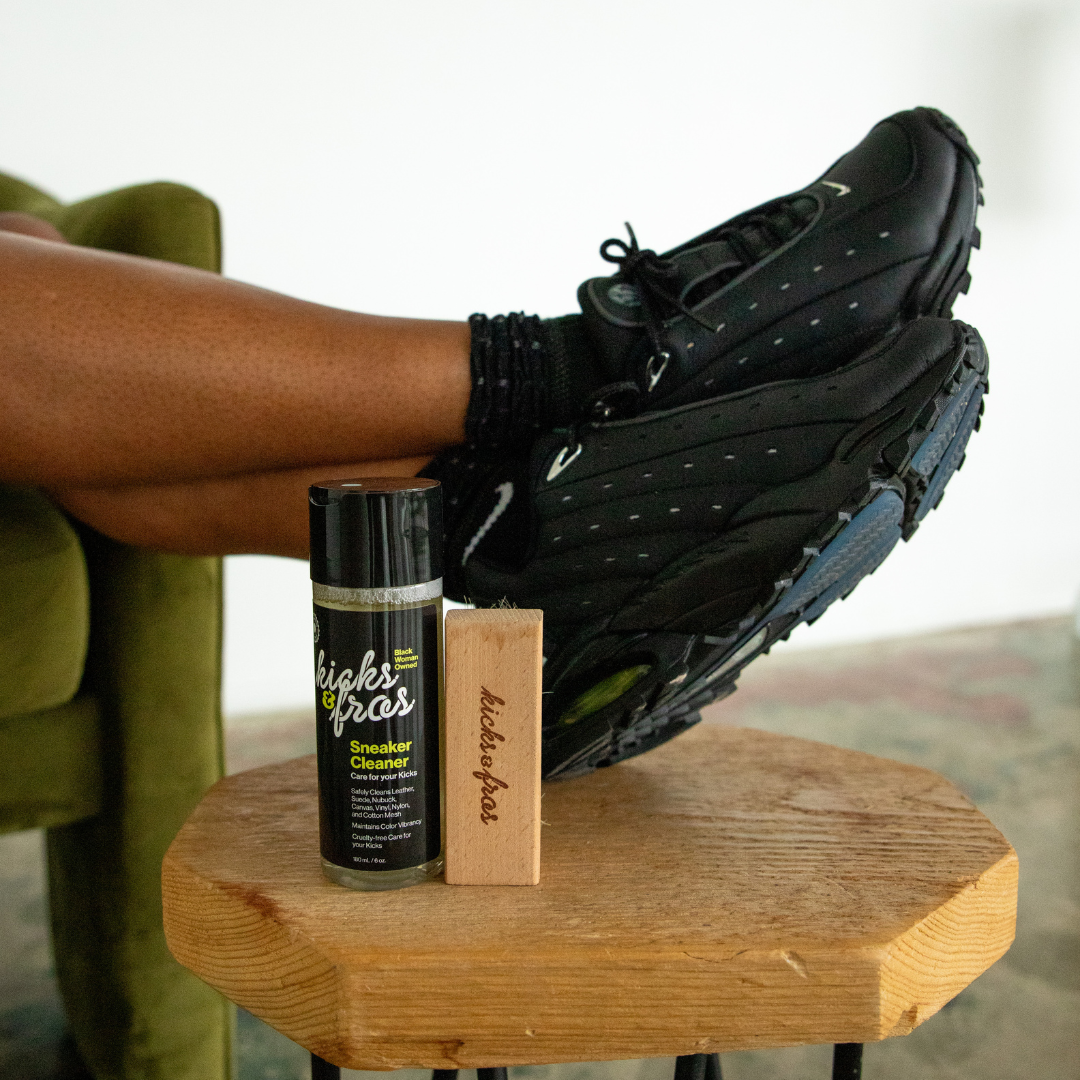 Kicks & Fros Sneaker Cleaner + Brush Bundle